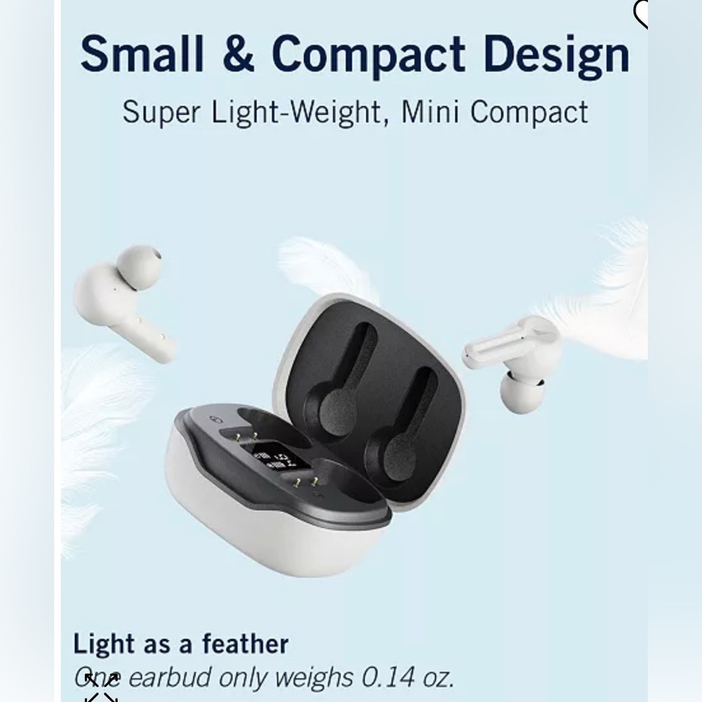 NAUTICA T400 TRUE WIRELESS STEREO EARBUDS WITH CHARGING CASE - Picture 5 of 9